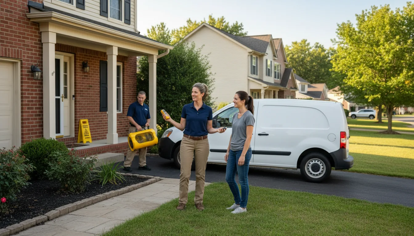 Water restoration image for Water Damage & Restoration Services in Smithville, MO